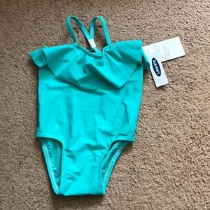 Old Navy Teal One Piece Bathing Suit 18-24 months